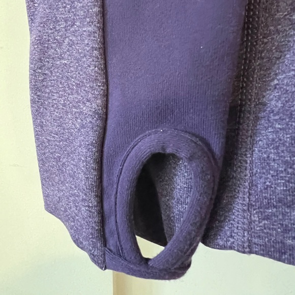 Lululemon purple full zip sweatshirt in size 4 - Picture 9 of 10